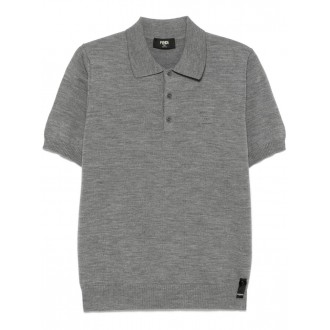 Fendi `Ff` Embossed Polo