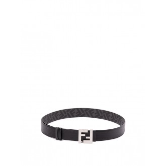 Fendi `Rockstar` Reversible Flat Belt