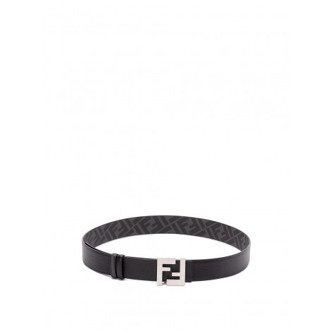 Fendi `Rockstar` Reversible Flat Belt