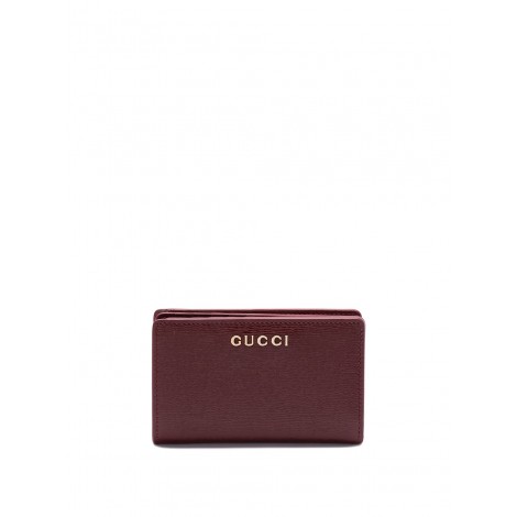 Gucci Zip Around Wallet With `Gucci` Script