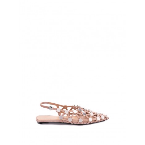 The Attico `Grid` Ballerinas