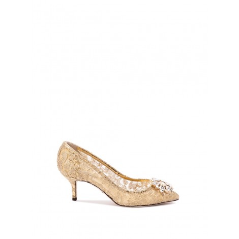 Dolce & Gabbana `Rainbow` Pumps With Brooch Detailing