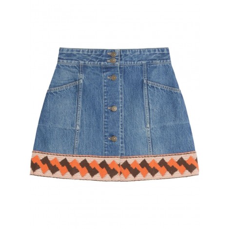 Valentino Garavani Denim Skirt