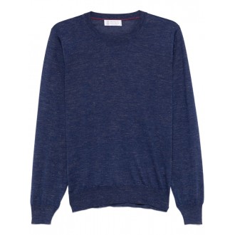 Brunello Cucinelli Long Sleeve Crew-Neck Sweater