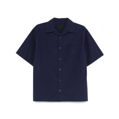 Prada Short-Sleeved Cotton Shirt