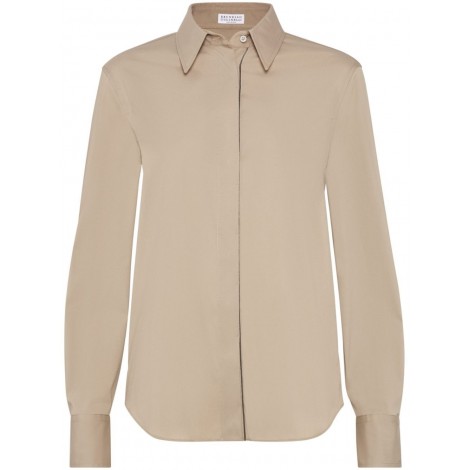 Brunello Cucinelli Shirt With `Shiny` Trim