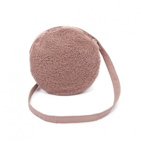 Handbag In Pink Shearling