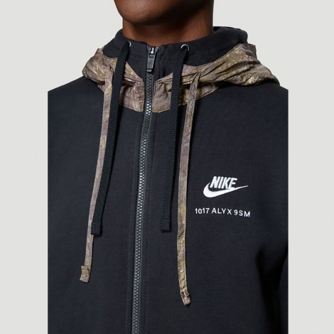 x NIKE Zip-Up Sweatshirt in Black