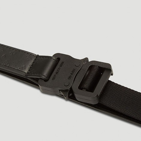 Monogram Rollercoaster Belt in Black