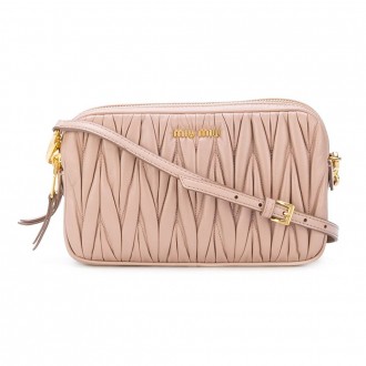 miu miu matelassé leather shoulder bag