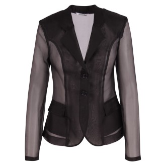 Vien Semi-Trasperent Silk Blazer M