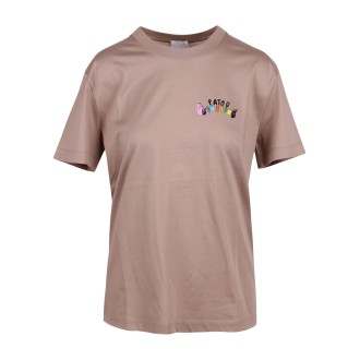 Patou 'BarbaPatou' Cotton Beige T-Shirt M