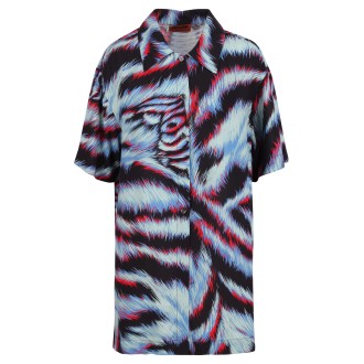 Missoni 'Animalier' Abstract Pattern Rayon Shirt 44