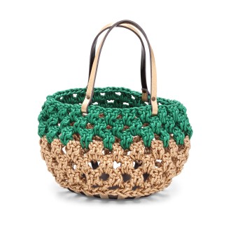 Gabriela Vlad 'Small Basket Lurex' Polyester Tote Bag PIC