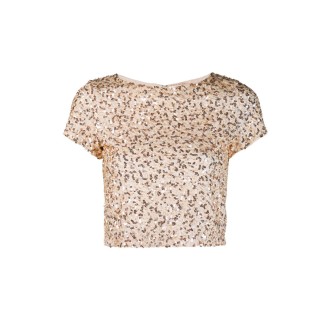 ALICE & OLIVIA Crop Top con paillettes