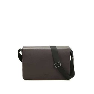 ARMANI | Leather Messenger Bag