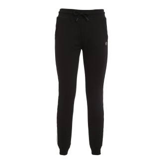 COLMAR PANTALONI DELLA TUTA NERO  CON NASTRO IN LUREX<BR/>90225WT99