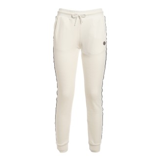 COLMAR PANTALONI IN FELPA BIANCO CON NASTRO IN LUREX  90225WT01