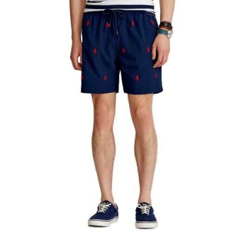 POLO RALPH LAUREN | Men's Embroidered Swim Shorts