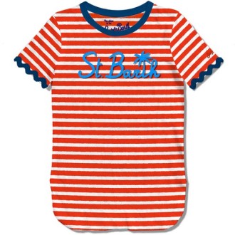 MC2 SAINT BARTH T-SHIRT A RIGHE ROSSA DANA00360B