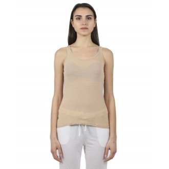 BackLabel beige tank top