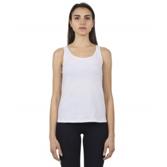 BackLabel white tank top