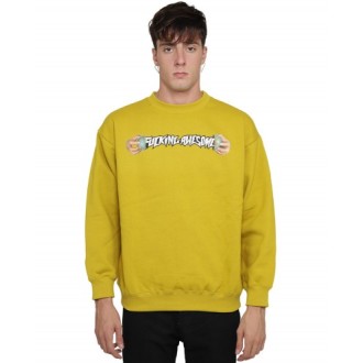 Fucking Awesome mustard World Cup sweatshirt