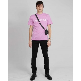 1017 ALYX 9SM pink script logo t-shirt