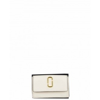 Marc Jacobs white Snapshot trifold MINI