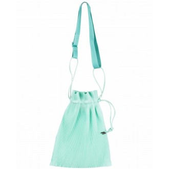 Pleats Please green drawstring bag