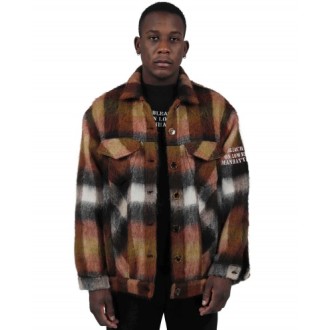 Bleach on Lower Manhattan orange Picasso overshirt