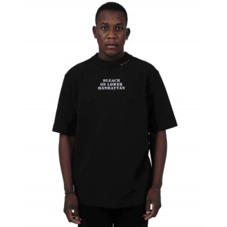 Bleach on Lower Manhattan black Pollock t-shirt