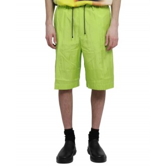 Dries Van Noten green Plyd bermudas