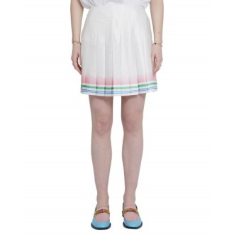 Casablanca white Tennis Club Icon skirt