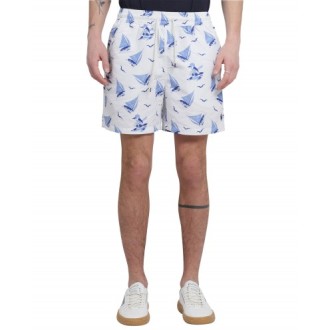 Polo Ralph Lauren white Skipper Bearwaiian Traveler swim trunks