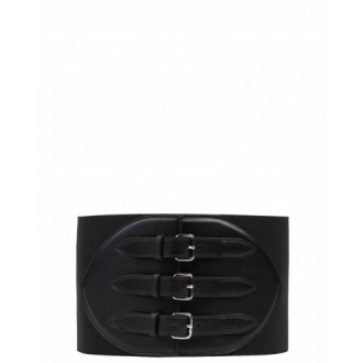 Alaia black corset belt