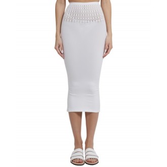 Alaia white Vienne skirt dress