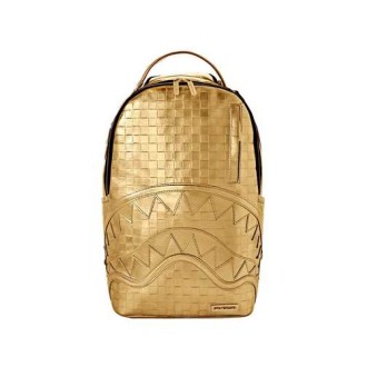 SPRAYGROUND | Gold Sharks in Paris DLX Backpack