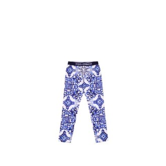 LEGGINGS IN INTERLOCK STAMPA MAIOLICA