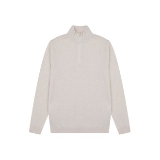 Maglioncino Half Zip Beige