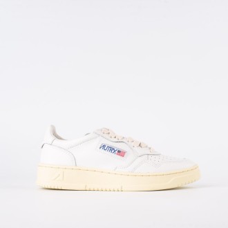 Sneakers in pelle total white