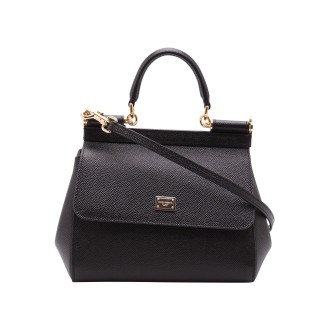 Dolce & Gabbana Mini 'Sicily' Leather Tote Bag U