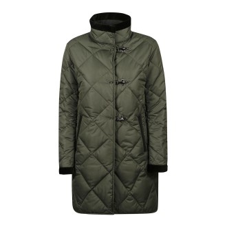 FAY VIRGINIA COAT TRAPUNTATO VERDE NAW24453800UWM0601