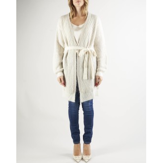 TWIN SET Maxi cardigan misto mohair con lurex Twinset