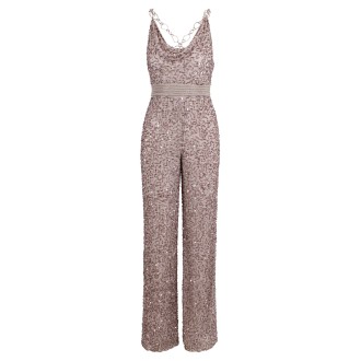 Alice Olivia 'Riska' Sequins Embroidery Jumpsuit 4