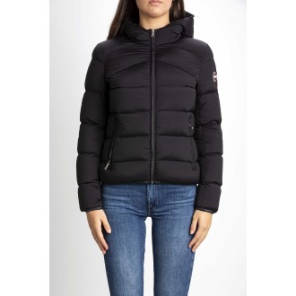 STRETCH DOWN JACKET WITH CAP