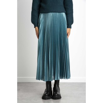 PLISSE SKIRT IN GEORGETTE