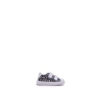 SNEAKERS IN PELLE CON LOGO