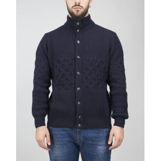 PETER STEIN Cardigan jacquard con bottoni Peter Stein