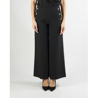 SIMONA CORSELLINI Pantalone cropped con bottoni gold Simona Corsellini